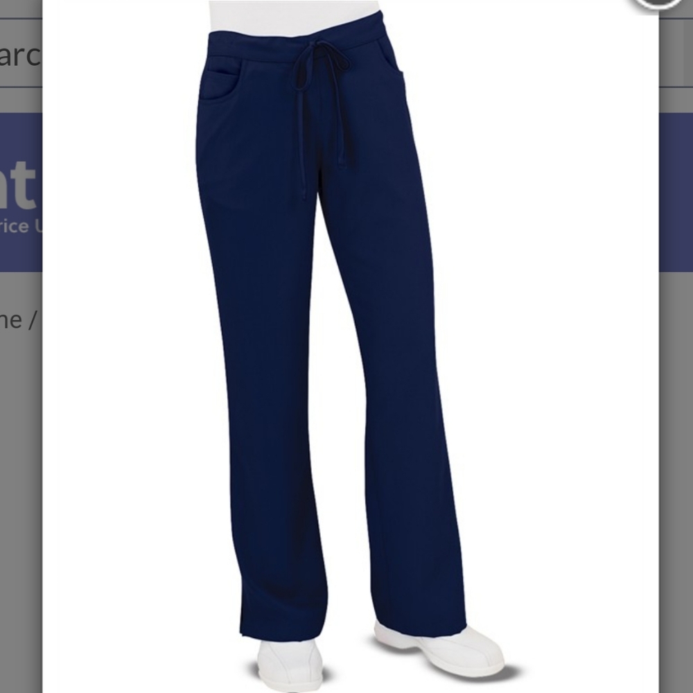 Grey's Anatomy by Barco Navy blue scrub pants. Medium Regular.